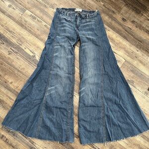Free People Denim Flare Jeans Size 24